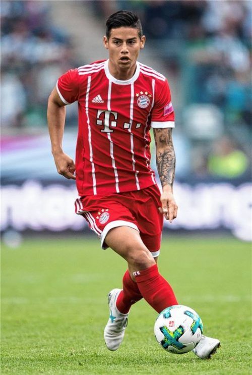 Bayerns Neuzugang James Rodríguez könnte sich gegen Mainz erstmals in einem Bundesliga-Heimspiel dem Münchner Publikum präsentieren. Foto dpa
