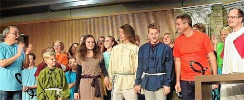 Den heiligen Tarcisius als rockiges Musical auf die Bühne gebracht