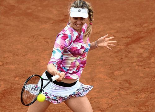 Harte Schläge und körperliche Fitness: Mona Barthel, die seit Kurzem in Rosenheim wohnt, will nächstes Jahr durchstarten und unter die Top 20 der Welt vorrücken. Fotos dpa