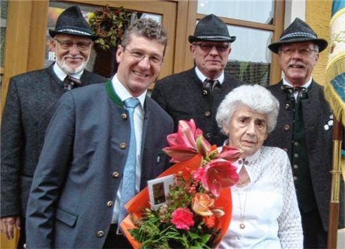Herbergsmutter Anna Bichler feierte 90.