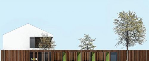Im Entwurf schon fertig: Das Chiemsee-Hospiz in Bernau