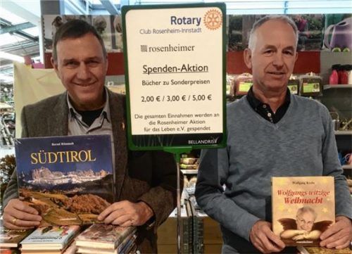Spende des Verlagshauses für Rotary Club
