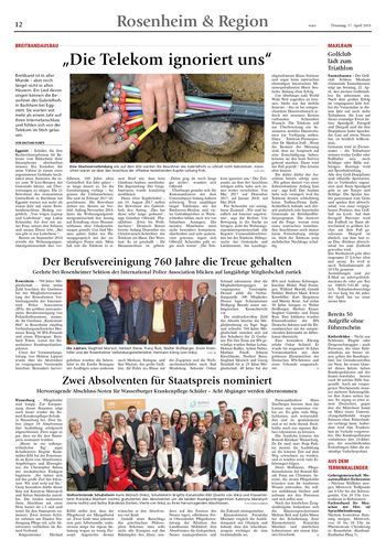 Seite RO12, Ressort Oberbayerisches Volksblatt