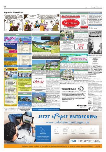 Seite RO36, Ressort Oberbayerisches Volksblatt