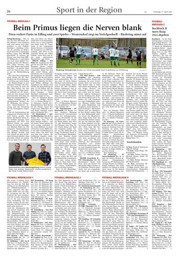 Seite RO26, Ressort Oberbayerisches Volksblatt