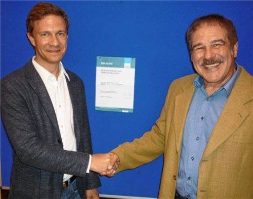 Geschäftsführer Dr. Martin Kalscheuer und Kriminalhauptkommissar Alfred Janzik. Foto Füchtner