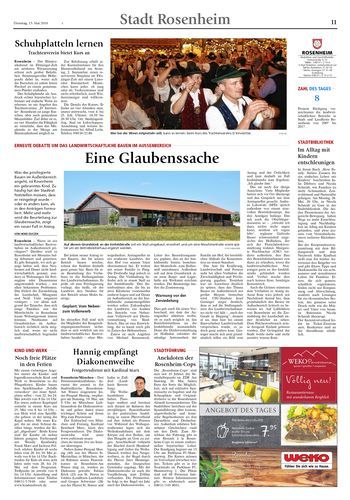 Seite RO11, Ressort Oberbayerisches Volksblatt