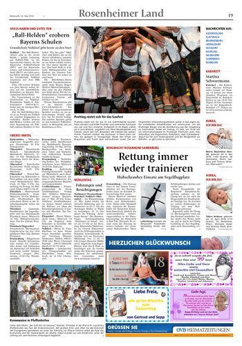 Seite RO19, Ressort Oberbayerisches Volksblatt