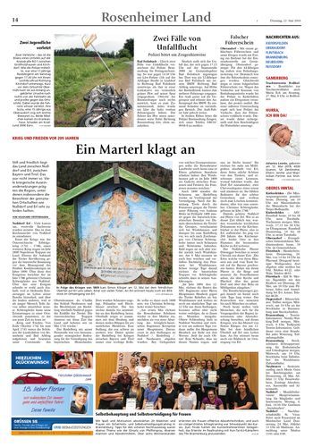 Seite RO14, Ressort Oberbayerisches Volksblatt