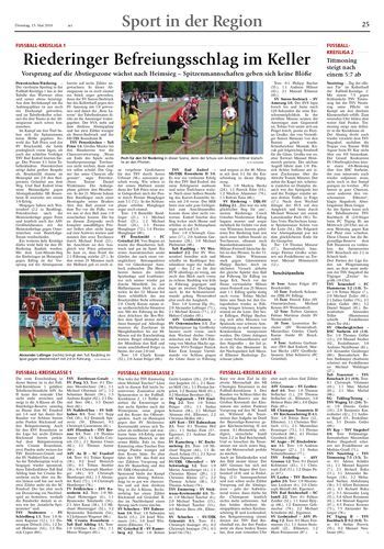 Seite RO25, Ressort Oberbayerisches Volksblatt