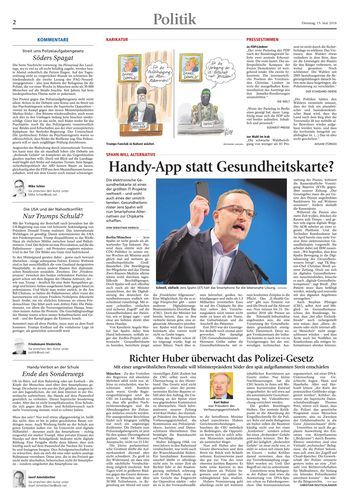 Seite RO2, Ressort Oberbayerisches Volksblatt