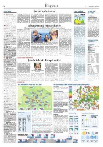 Seite RO6, Ressort Oberbayerisches Volksblatt