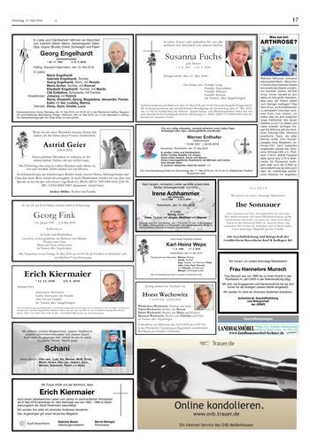 Seite RO17, Ressort Oberbayerisches Volksblatt