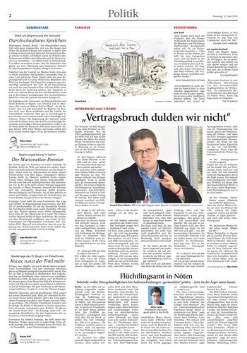 Seite RO2, Ressort Oberbayerisches Volksblatt