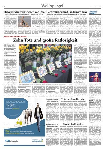 Seite RO8, Ressort Oberbayerisches Volksblatt