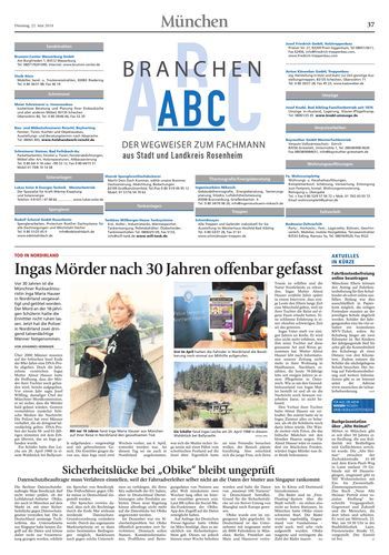 Seite RO37, Ressort Oberbayerisches Volksblatt