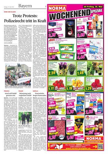 Seite RO7, Ressort Oberbayerisches Volksblatt
