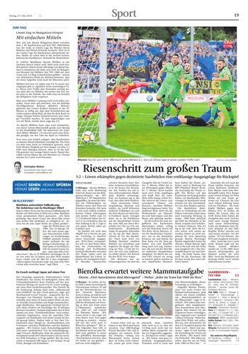 Seite RO19, Ressort Oberbayerisches Volksblatt