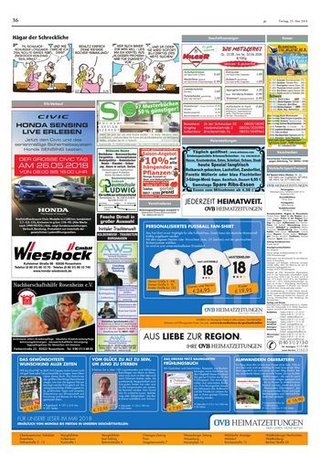 Seite RO36, Ressort Oberbayerisches Volksblatt
