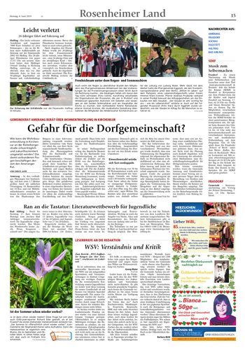 Seite RO15, Ressort Oberbayerisches Volksblatt