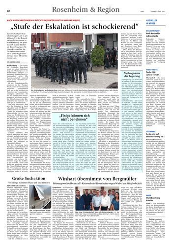 Seite RO10, Ressort Oberbayerisches Volksblatt