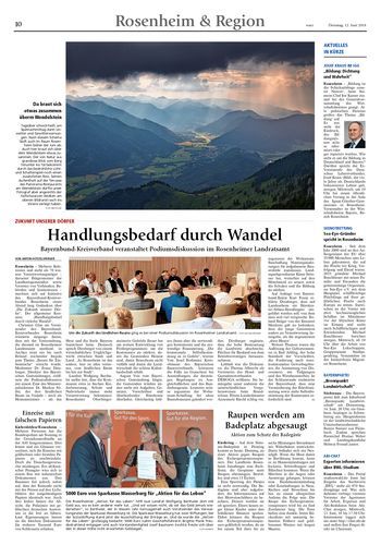 Seite RO10, Ressort Oberbayerisches Volksblatt