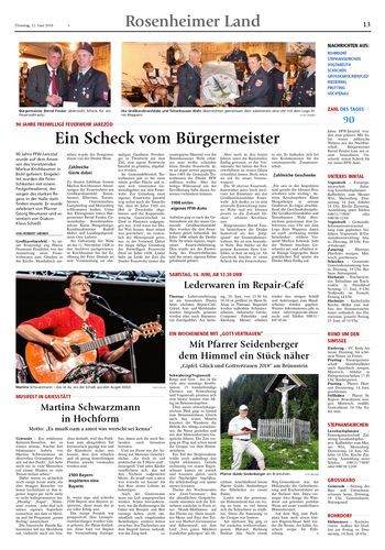 Seite RO13, Ressort Oberbayerisches Volksblatt