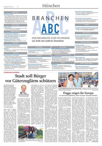 Seite RO33, Ressort Oberbayerisches Volksblatt
