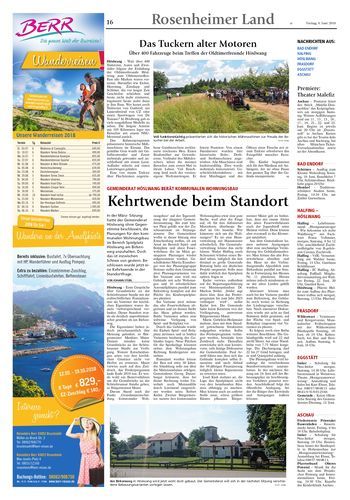 Seite RO16, Ressort Oberbayerisches Volksblatt