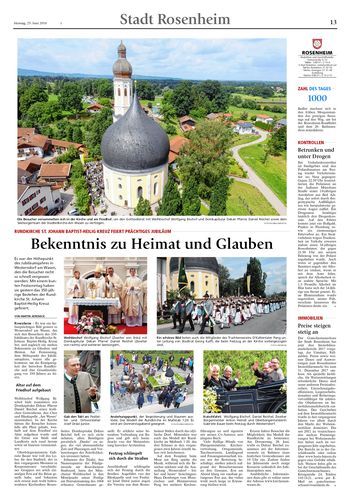 Seite RO13, Ressort Oberbayerisches Volksblatt