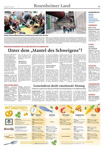 Seite RO15, Ressort Oberbayerisches Volksblatt