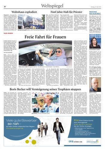 Seite RO10, Ressort Oberbayerisches Volksblatt