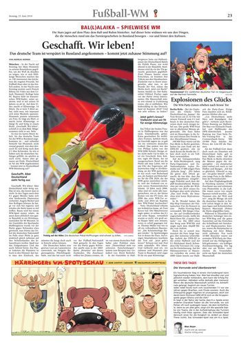 Seite RO23, Ressort Oberbayerisches Volksblatt