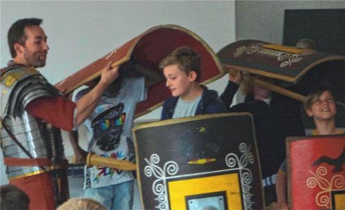 Römertag am Sebastian-Finsterwalder-Gymnasium