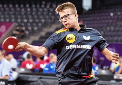 Der 14-Jährige Mike Hollo aus Kolbermoor rechtfertigte seine Nominierung mit zwei 3:0-Erfolgen. Fotos Steinbrenner