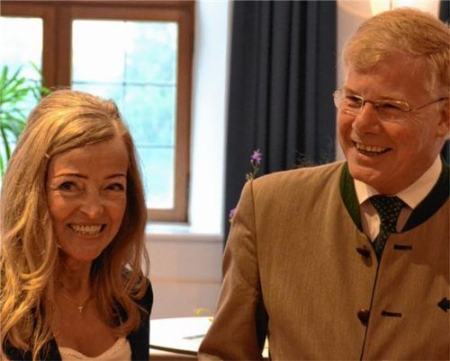 Die beiden Preisträger Elfriede Ringsgwandl und Marcus Everding. Foto Bovers