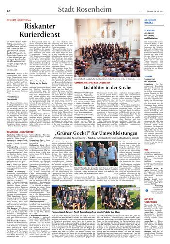 Seite RO12, Ressort Oberbayerisches Volksblatt