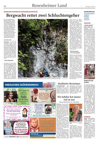 Seite RO14, Ressort Oberbayerisches Volksblatt