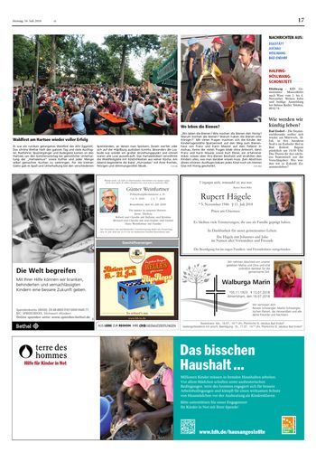 Seite RO17, Ressort Oberbayerisches Volksblatt
