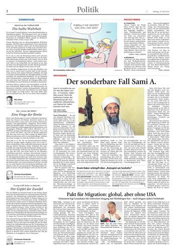 Seite RO2, Ressort Oberbayerisches Volksblatt