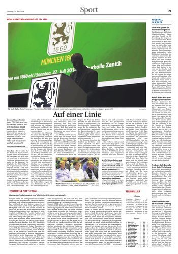 Seite RO21, Ressort Oberbayerisches Volksblatt