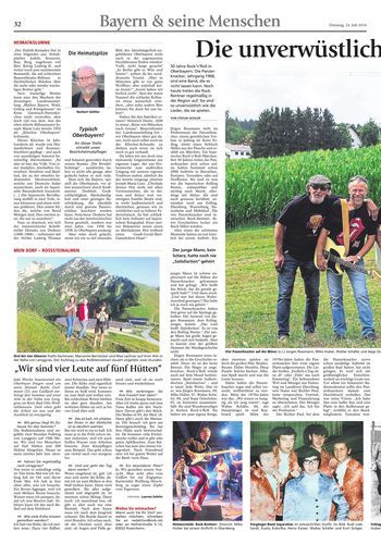 Seite RO32, Ressort Oberbayerisches Volksblatt