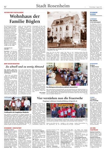Seite RO12, Ressort Oberbayerisches Volksblatt