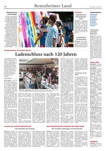 Seite RO14, Ressort Oberbayerisches Volksblatt