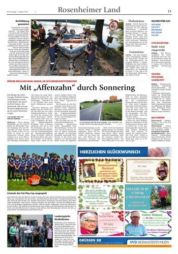 Seite RO15, Ressort Oberbayerisches Volksblatt