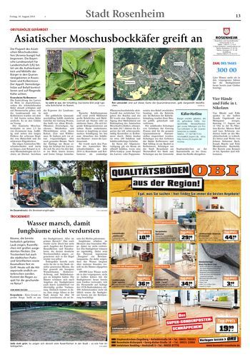 Seite RO13, Ressort Oberbayerisches Volksblatt