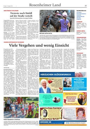 Seite RO15, Ressort Oberbayerisches Volksblatt