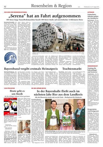 Seite RO12, Ressort Oberbayerisches Volksblatt