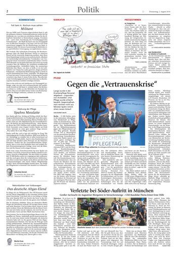 Seite RO2, Ressort Oberbayerisches Volksblatt