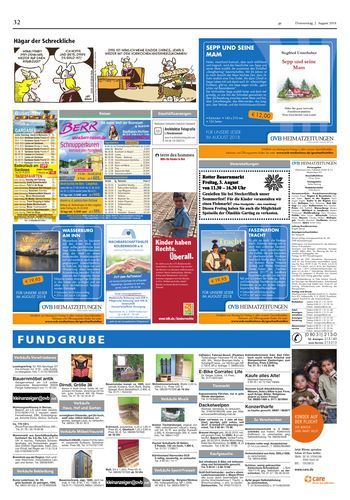 Seite RO32, Ressort Oberbayerisches Volksblatt